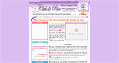 Desktop Screenshot of clubderire.com
